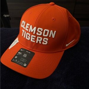 Nike Clemson Tigers Orange White Daily Trucker Hat Adult M L Dri-Fit Cap